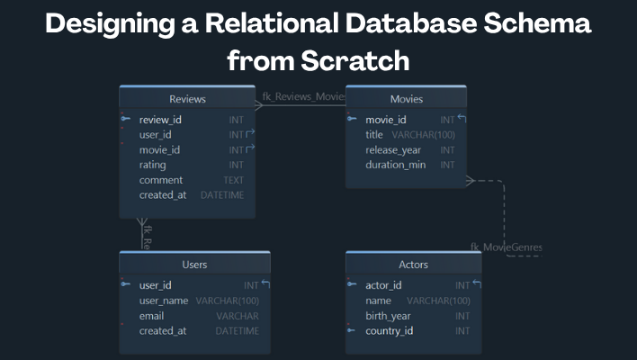 How to Design a Relational Database Schema in 2025