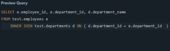 Query Builder in DbSchema