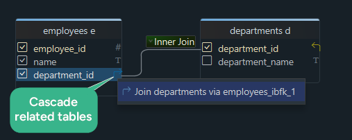 Query Builder in DbSchema