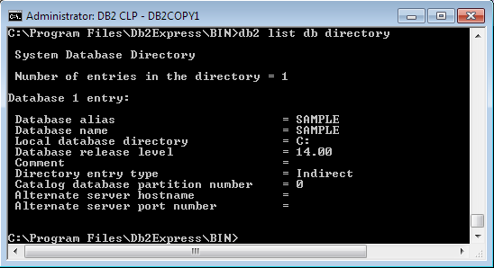 List Db2 Instances