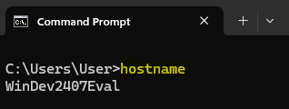 Hostname