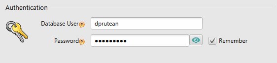 Enter the AzureSQL username and password