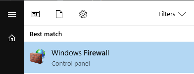 Setup Windows Firewall for database connectivity