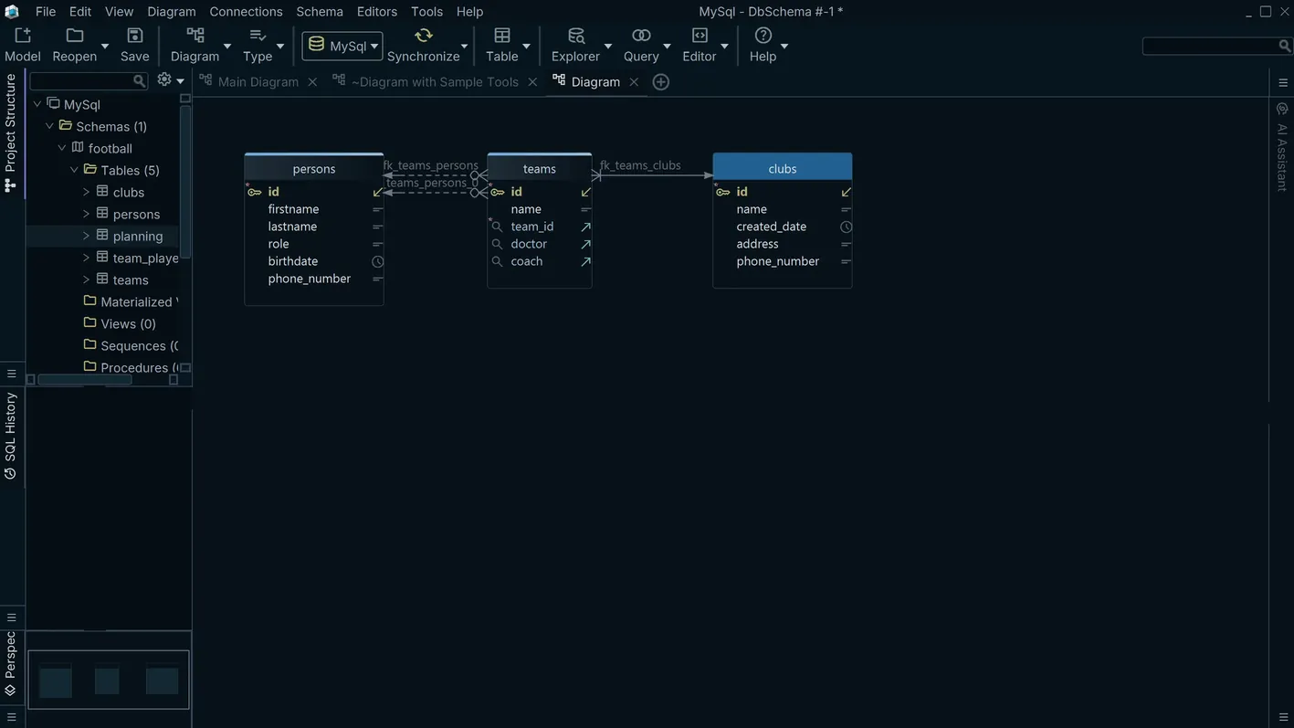 Browsing Cassandra column data types and user-defined types in DbSchema