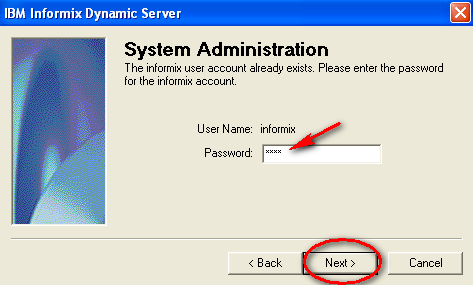 Configure Informix instance