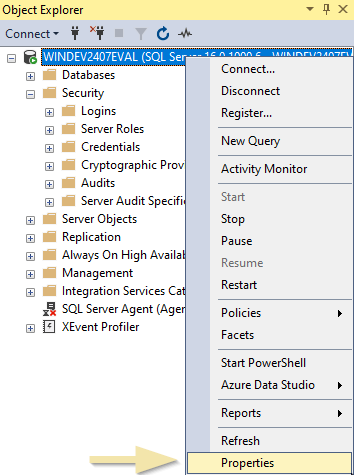 SQL Server Management Studio