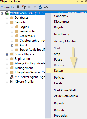 SQL Server Management Studio