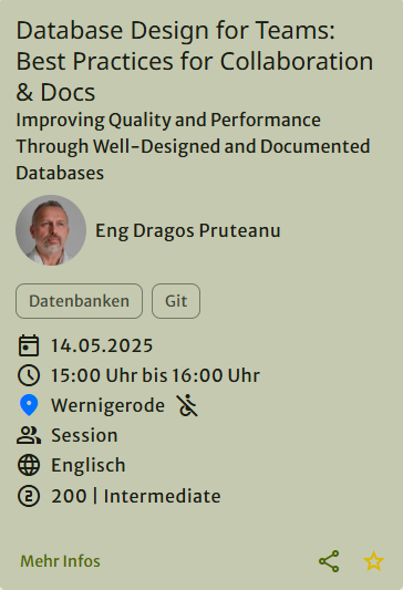 DbSchema at Magdeburg DevDays