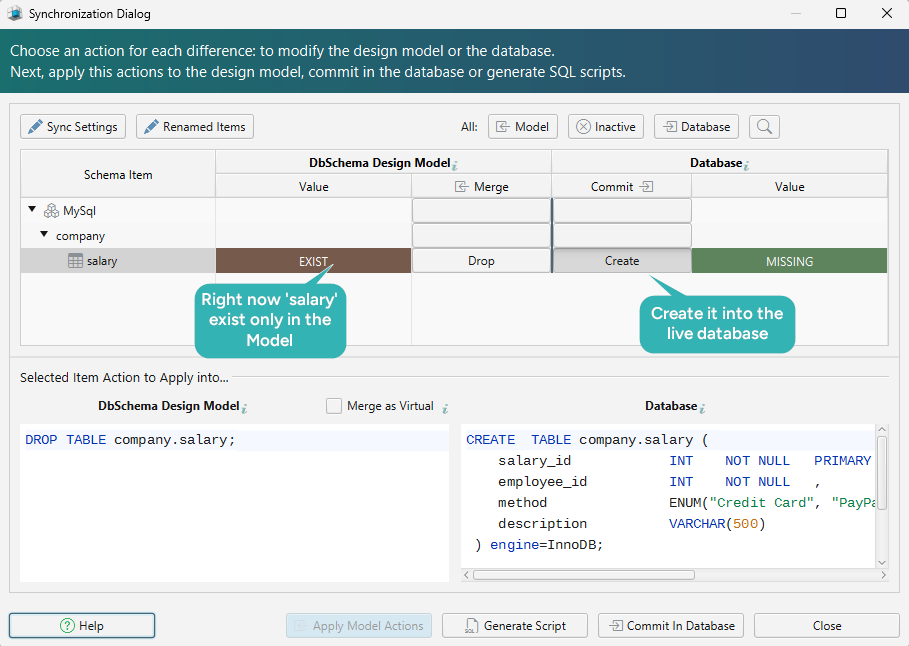Design Offline your Database with DbSchema