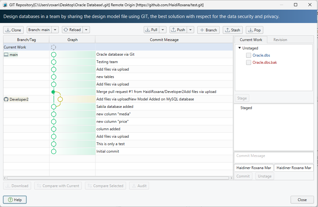 Oracle Git Collaboration