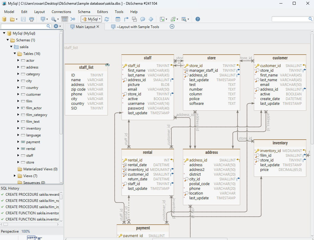 DbSchema Diagram