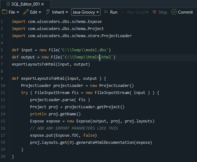 Markdown Database Documentation
