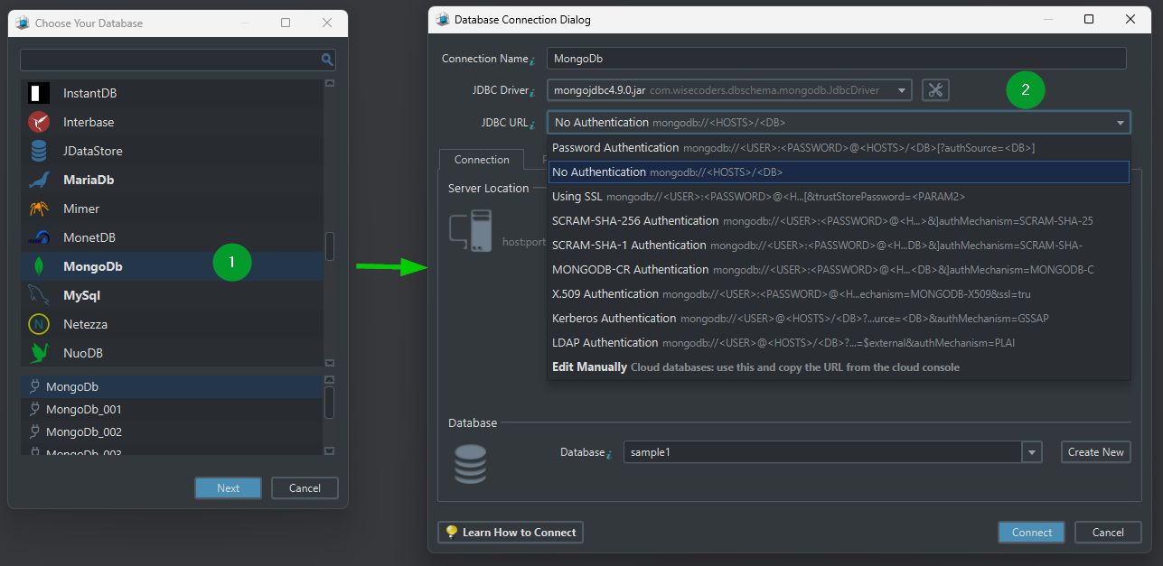 How to Connect to MongoDb