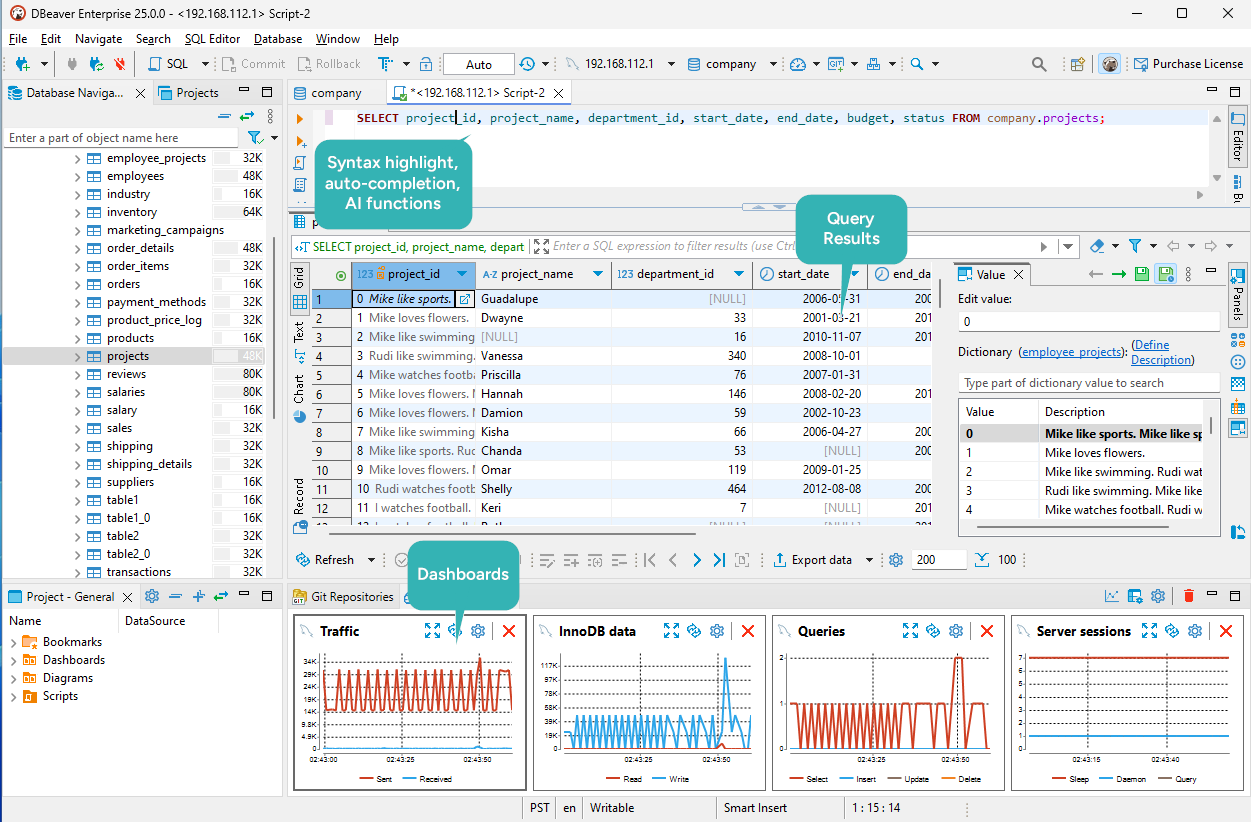 DBeaver SQL Editor
