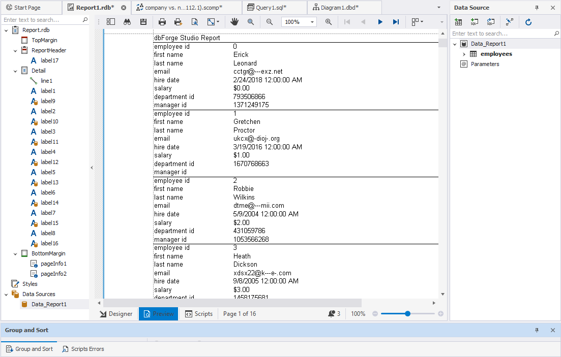 dbForge Schema Compare