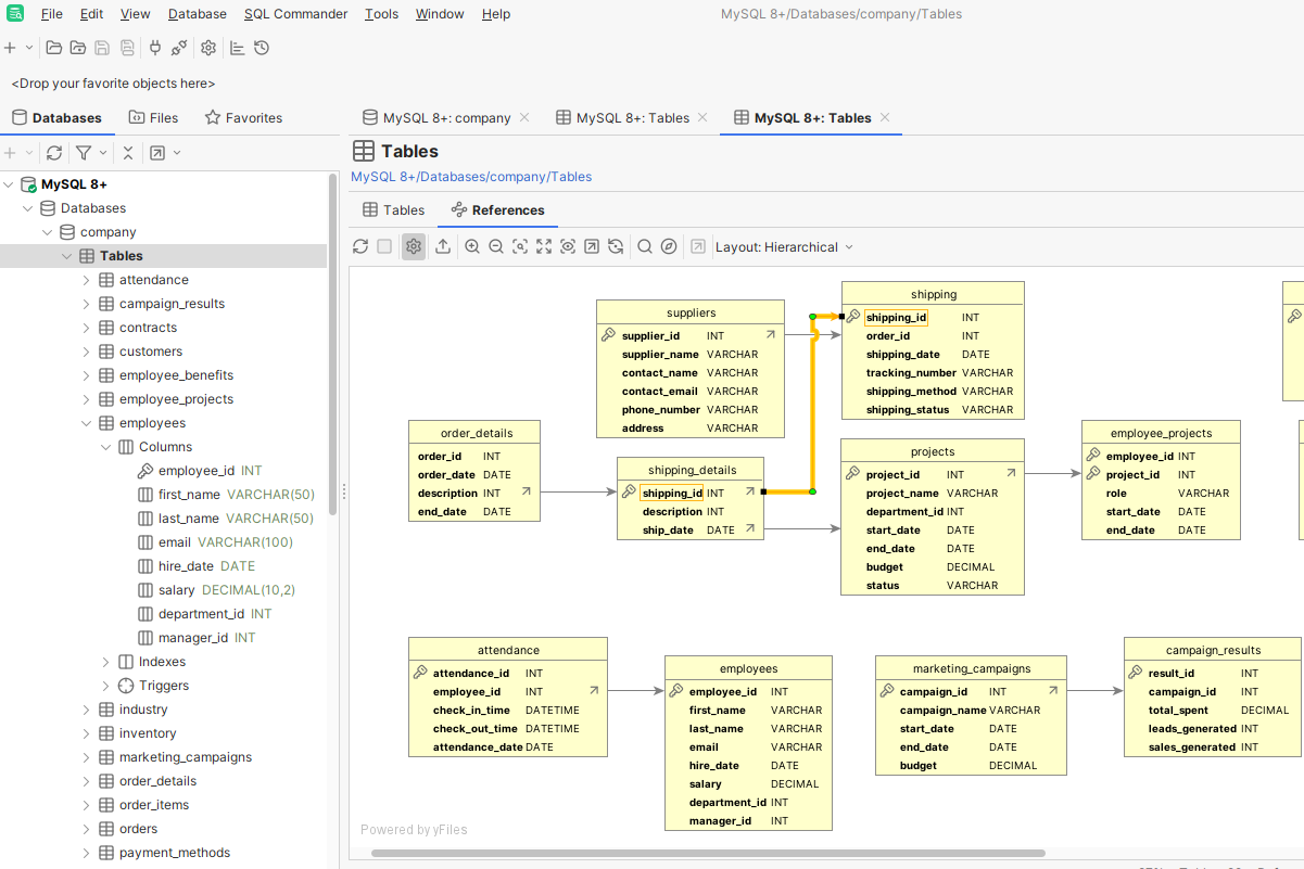 DbVisualizer ER Diagram