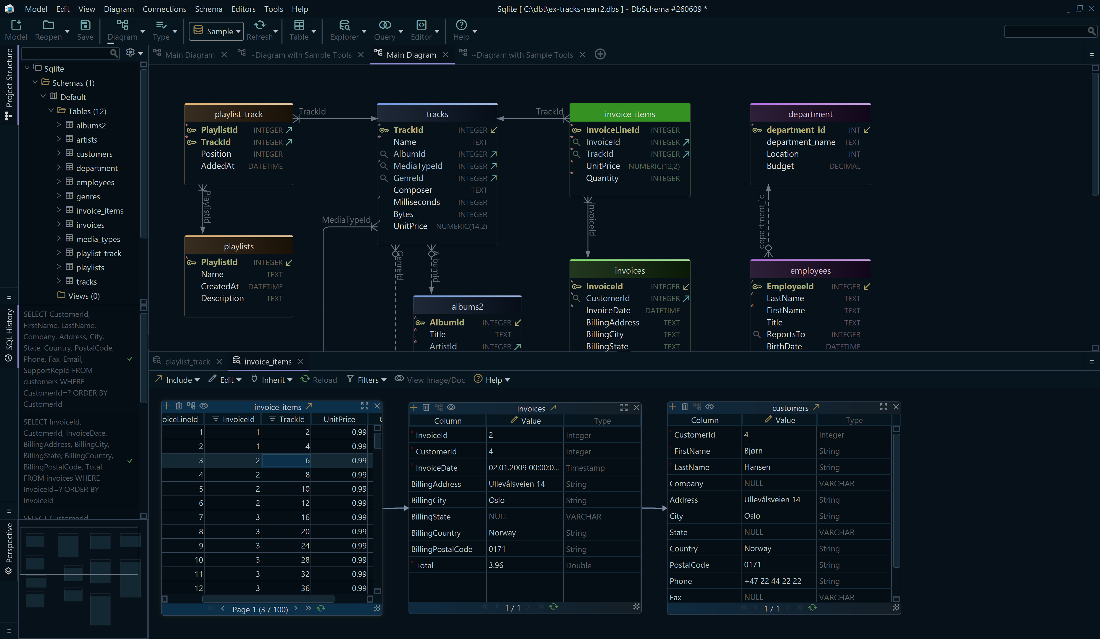 DbSchema ER diagram designer