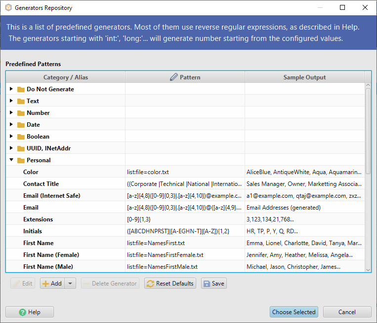 pattern repository