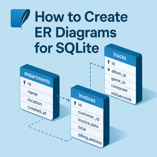 ER diagram for SQLite