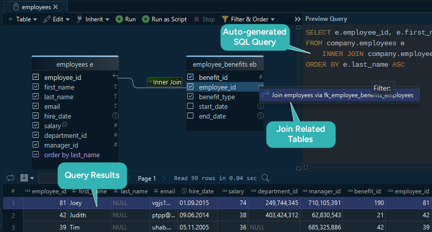Visual Query Builder